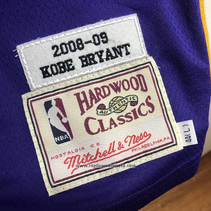 Camiseta Los Angeles Lakers Kobe Bryant #24 Mitchell & Ness Violeta